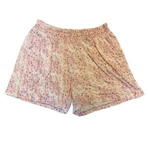 J+B 1 Pair Floral Pajama Sleep Lounge Shorts Size XL NWOT